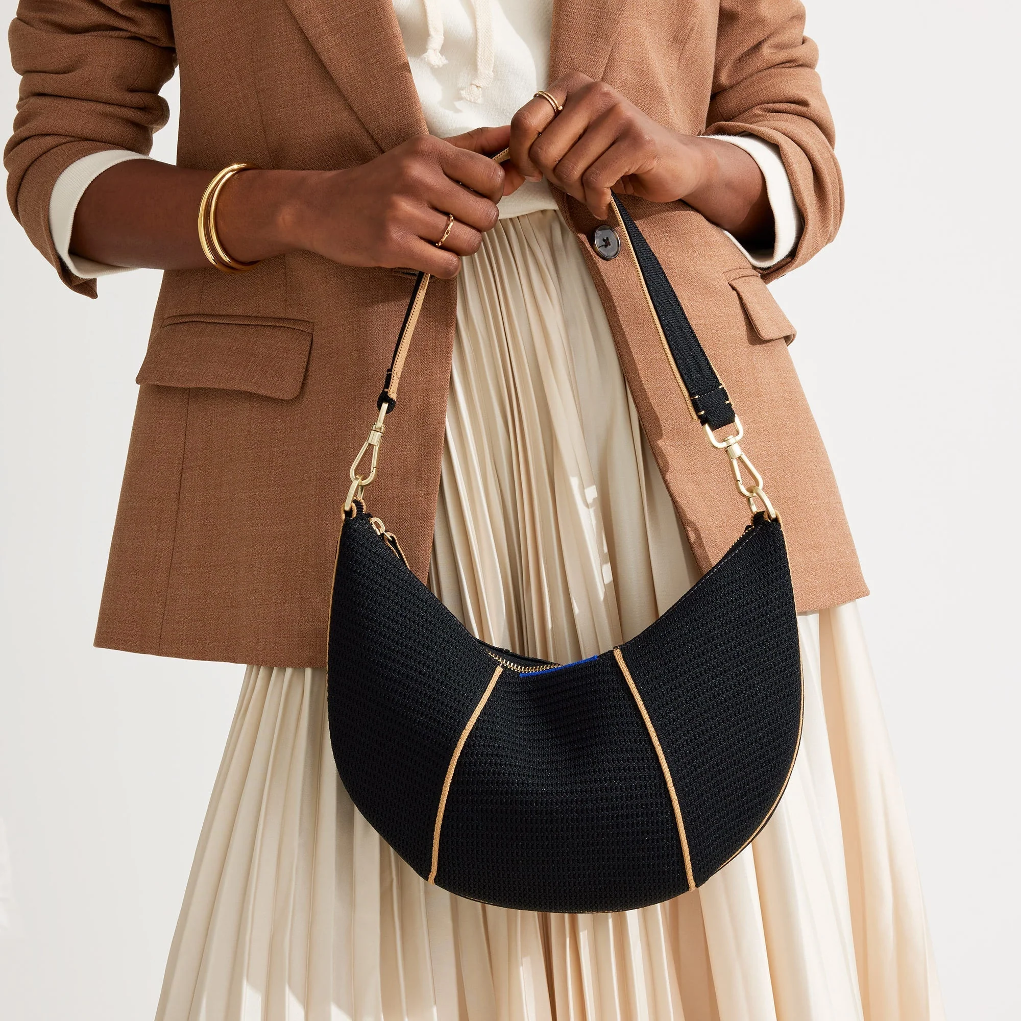 The Crescent Bag - Black - Image 3