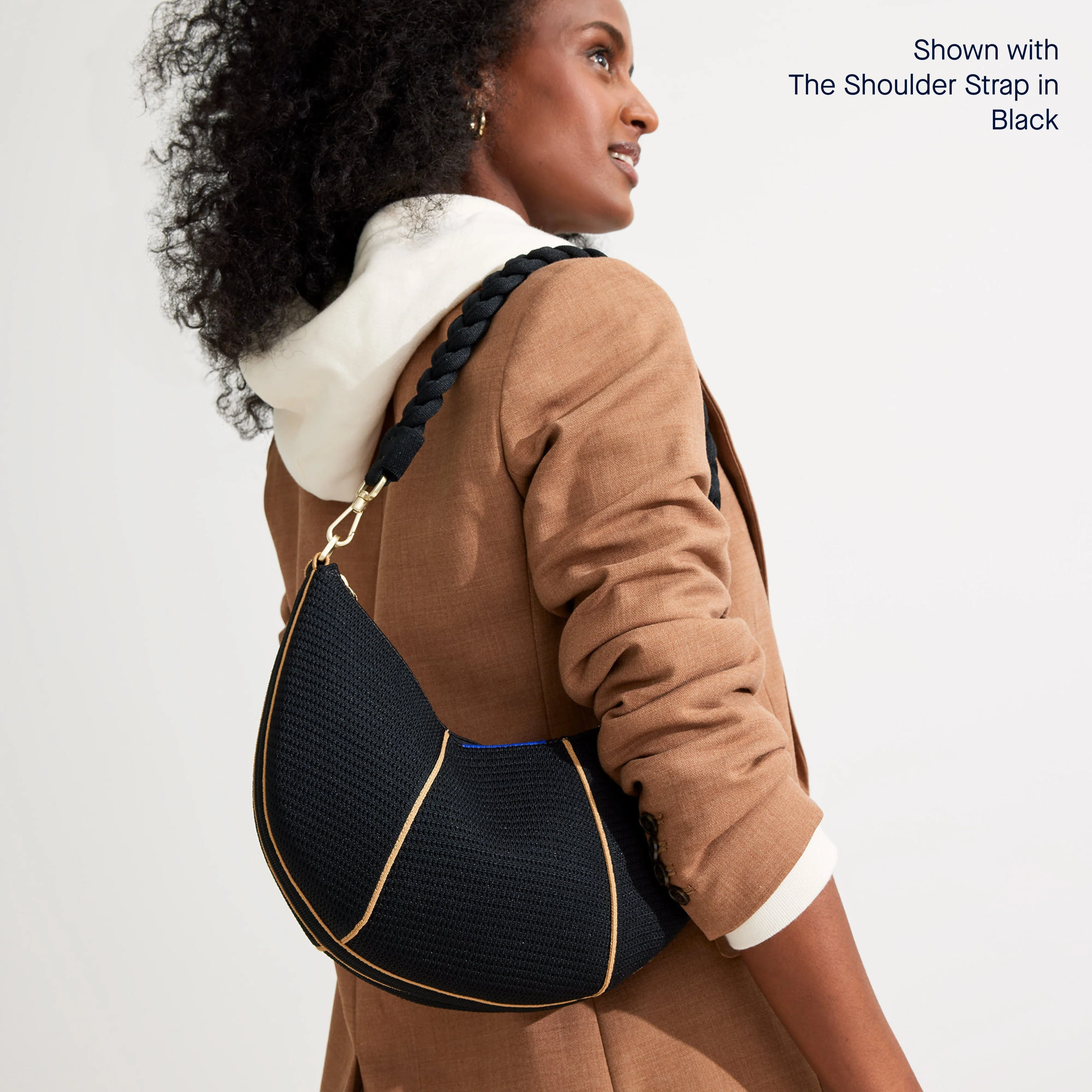 The Crescent Bag - Black - Image 8