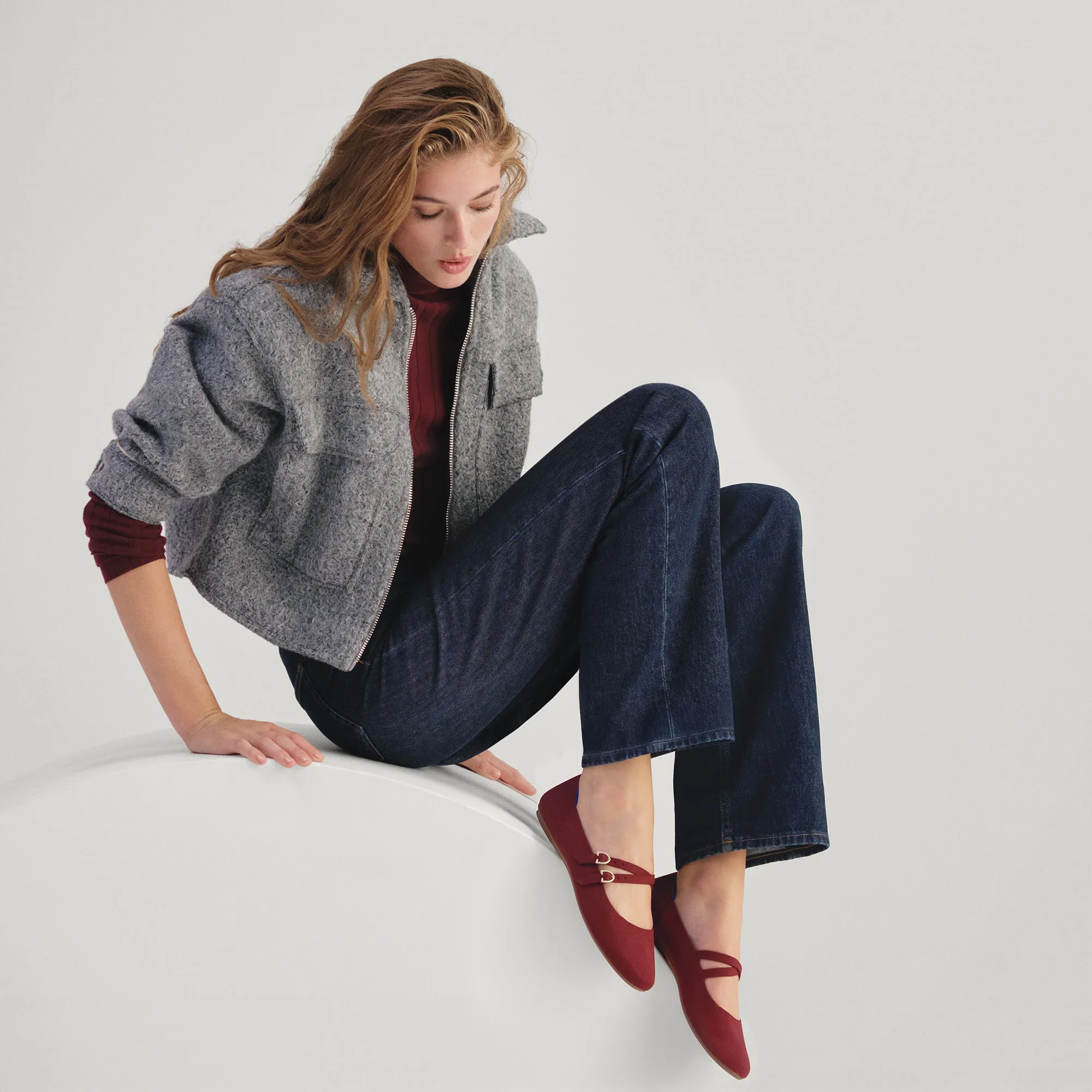 The Double Buckle Mary Jane - Cabernet - Image 4