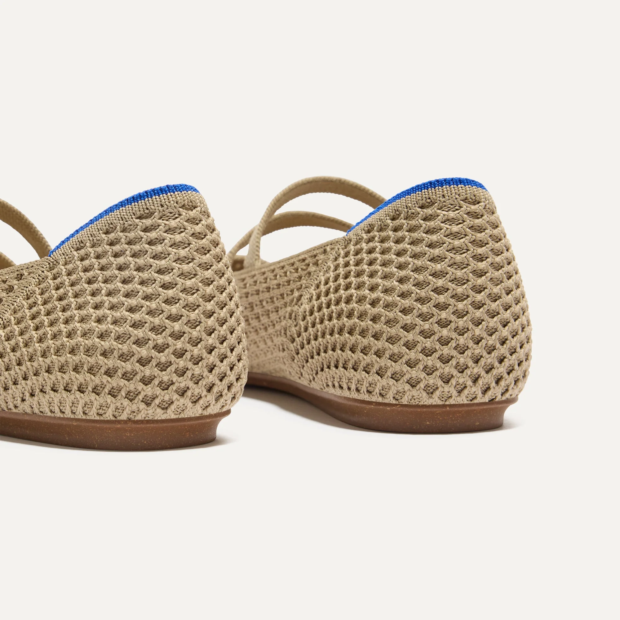 The Double Buckle Mary Jane - Dune Mesh - Image 5