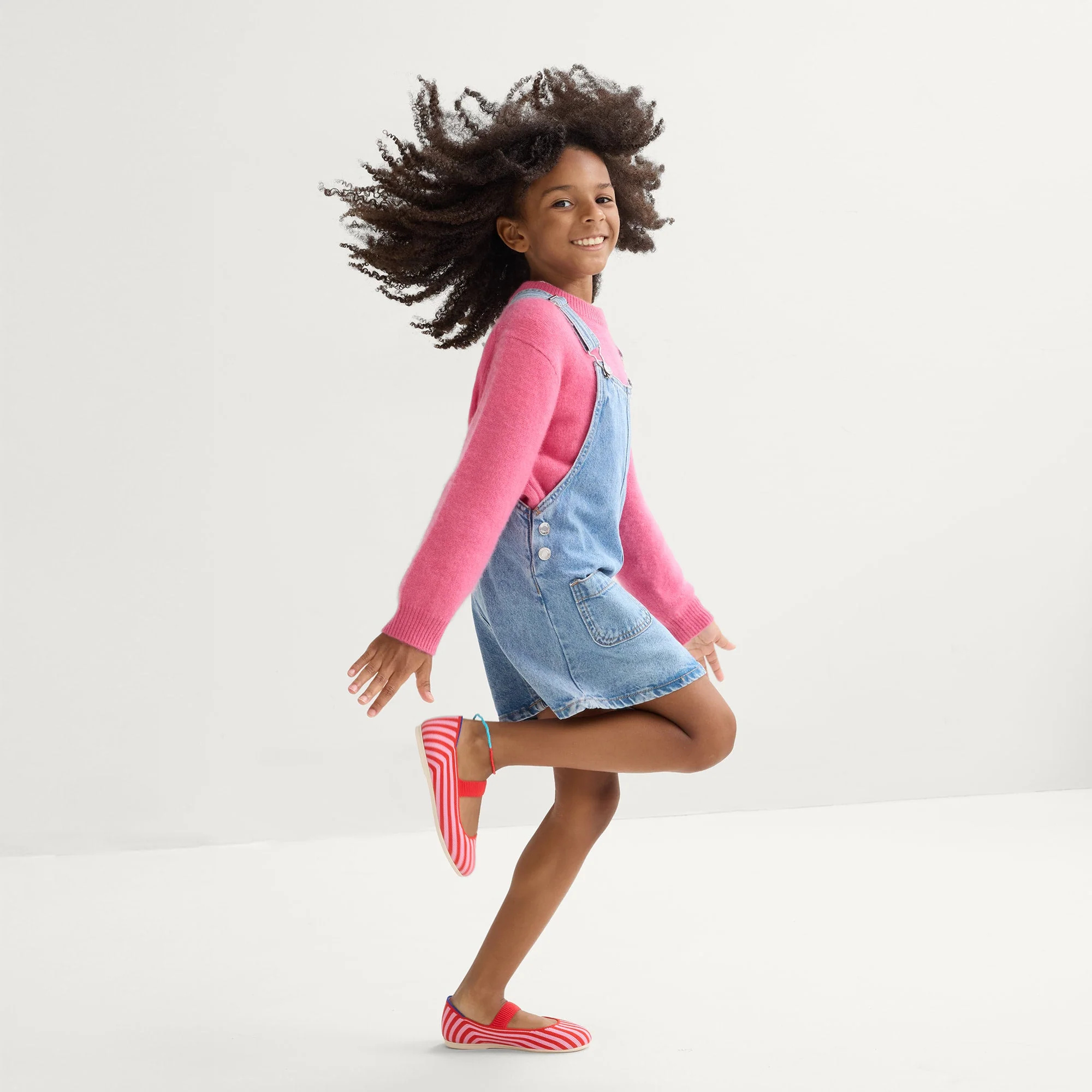The Kids Mary Jane - Cherry Stripe - Image 3