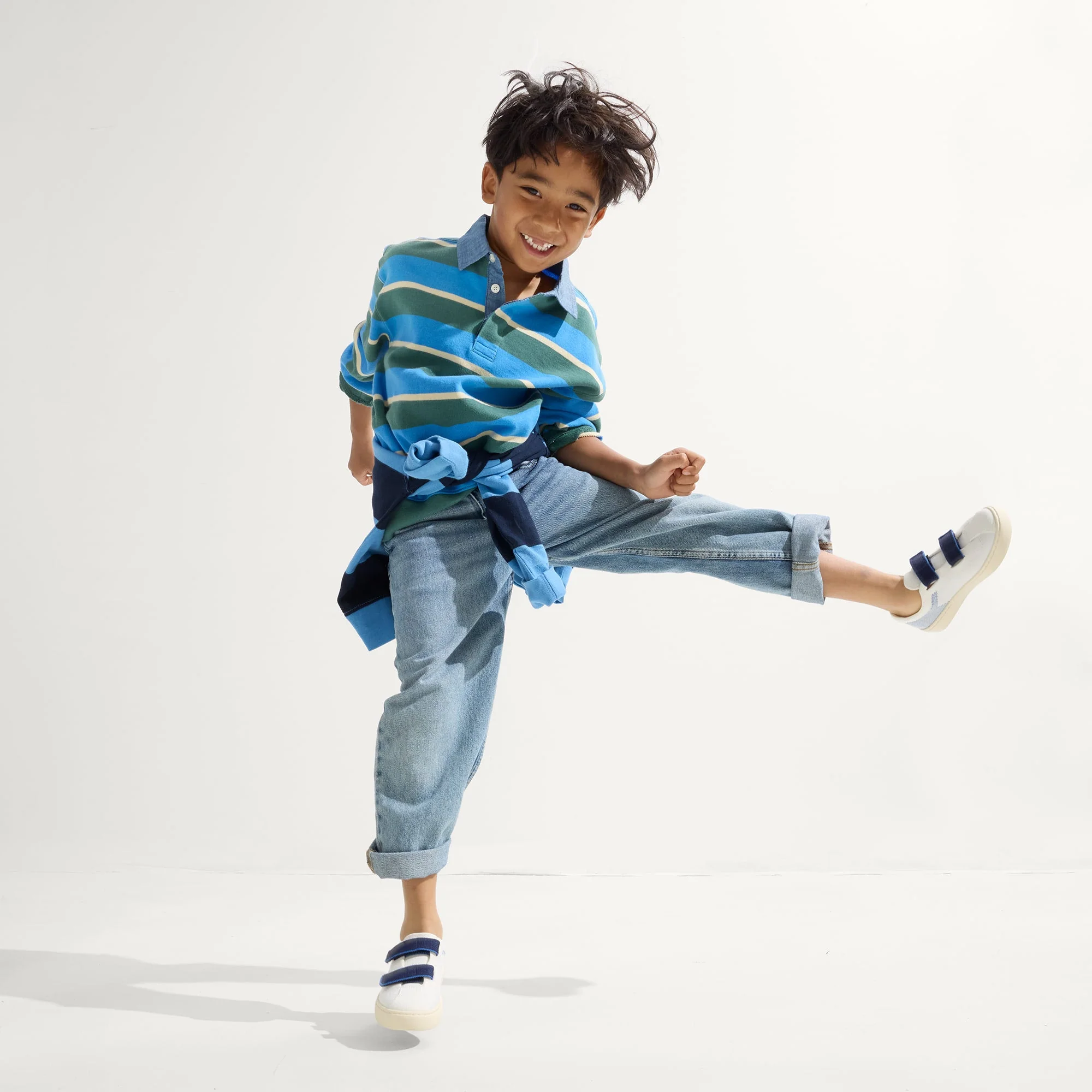 The Kids Strap Sneaker - Blue Raspberry - Image 4