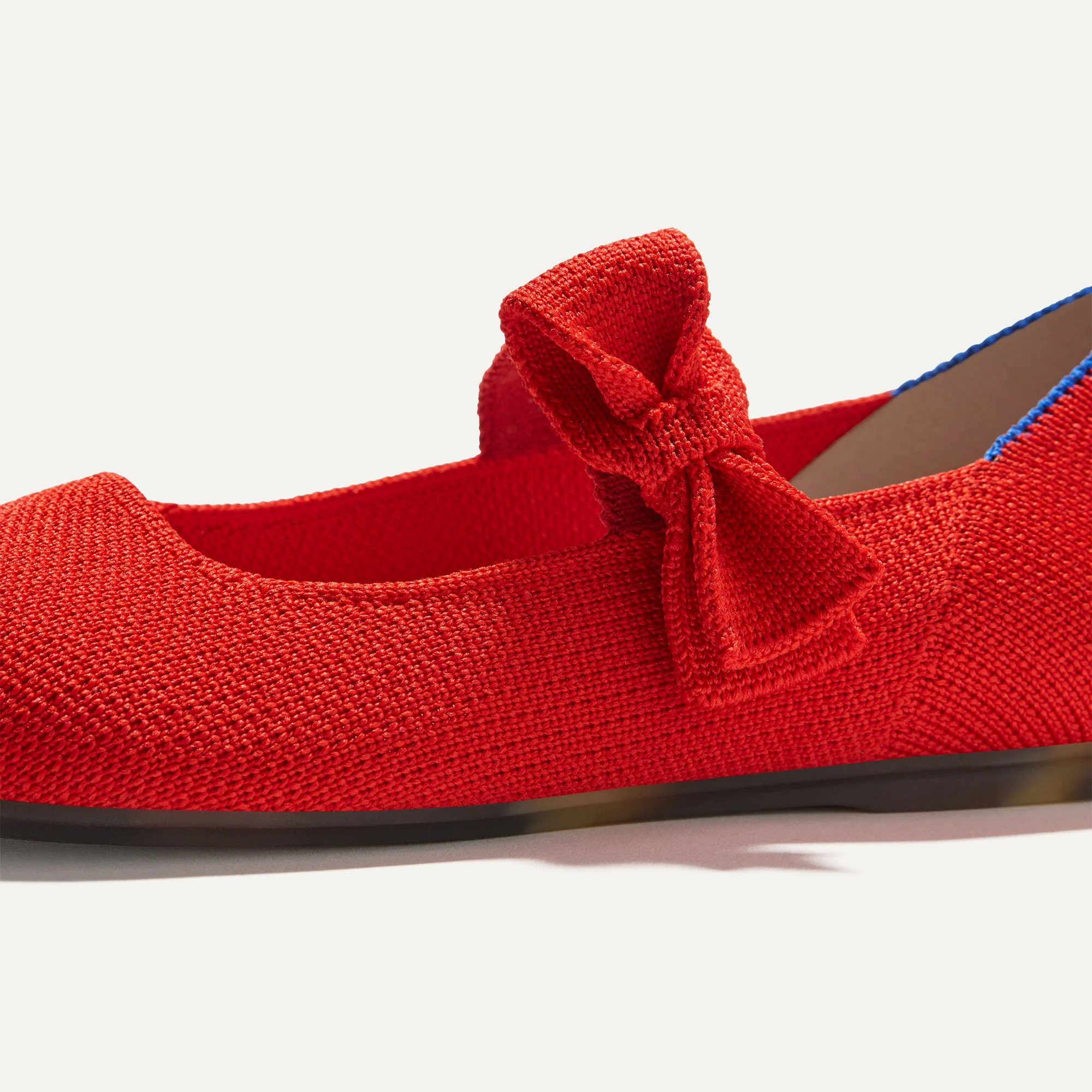 The Kids Tux Bow Mary Jane - Bright Red - Image 4