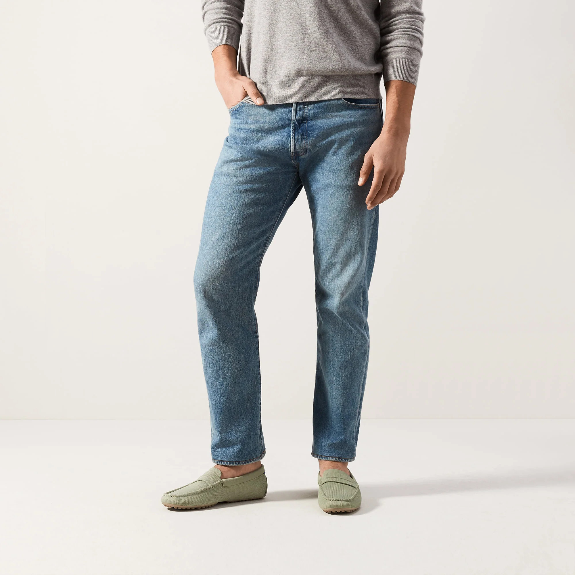 The Driving Loafer - Pistachio - Image 3