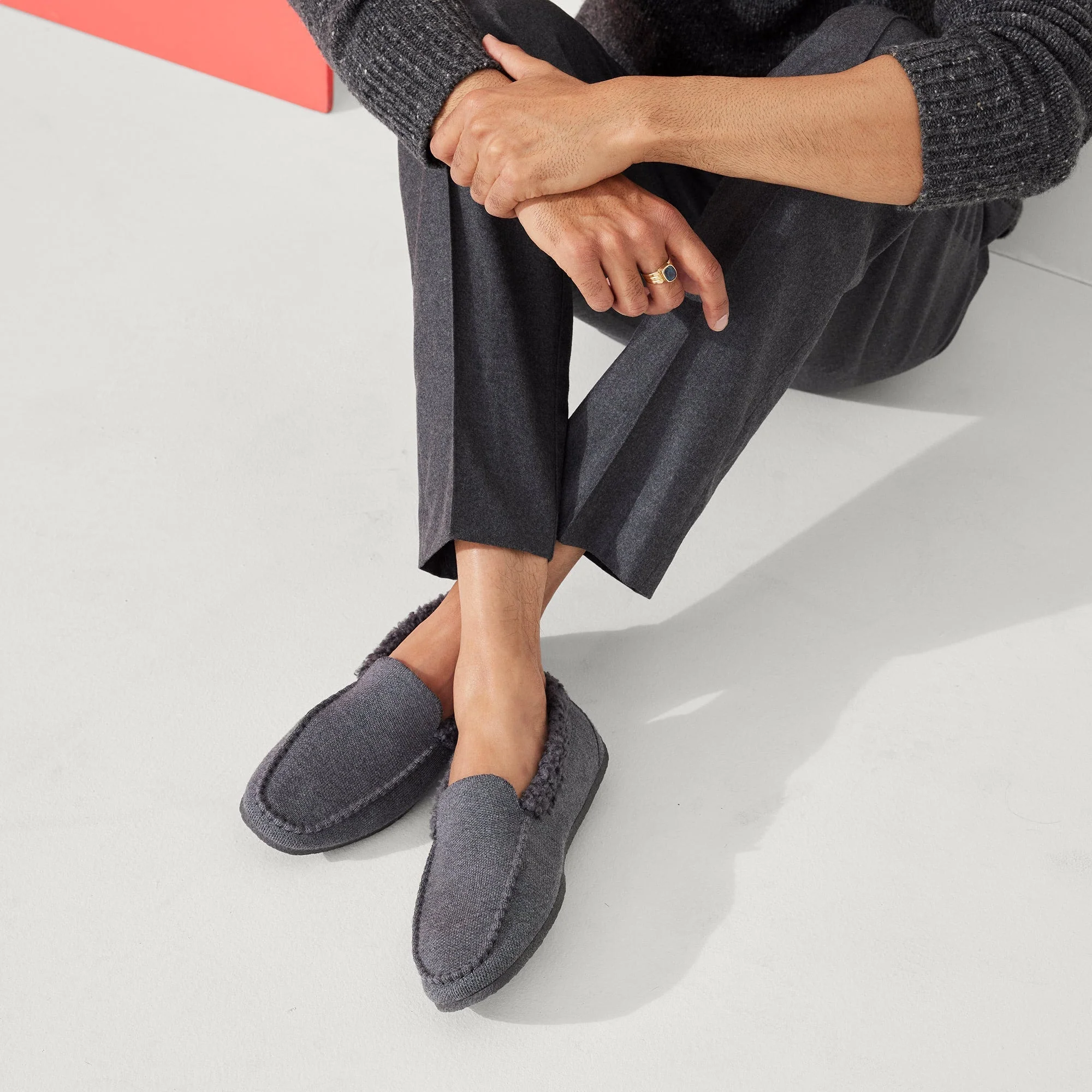 The Men's Slipper - Mountain Grey - Image 2