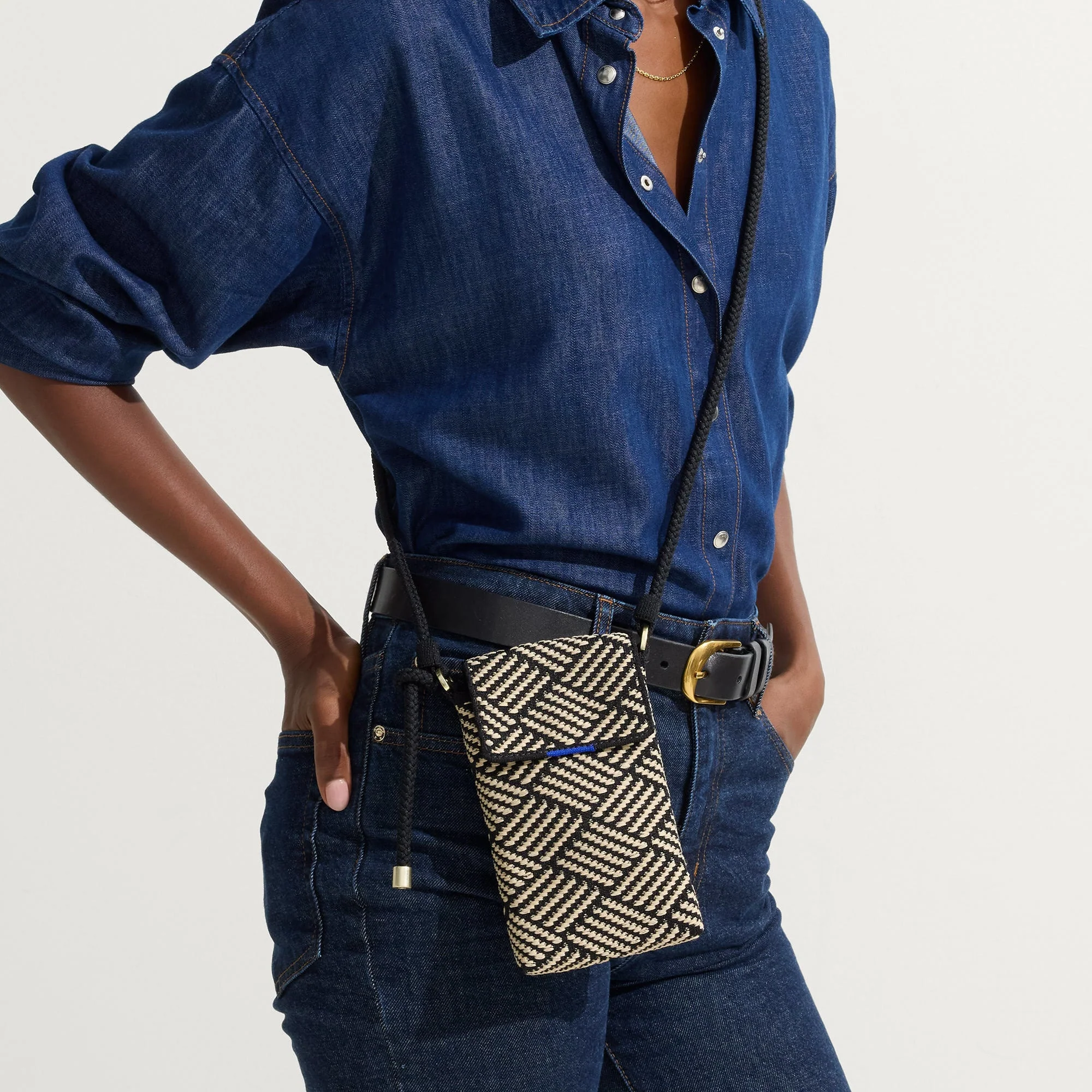 The Phone Crossbody - Polar Zig Zag - Image 2