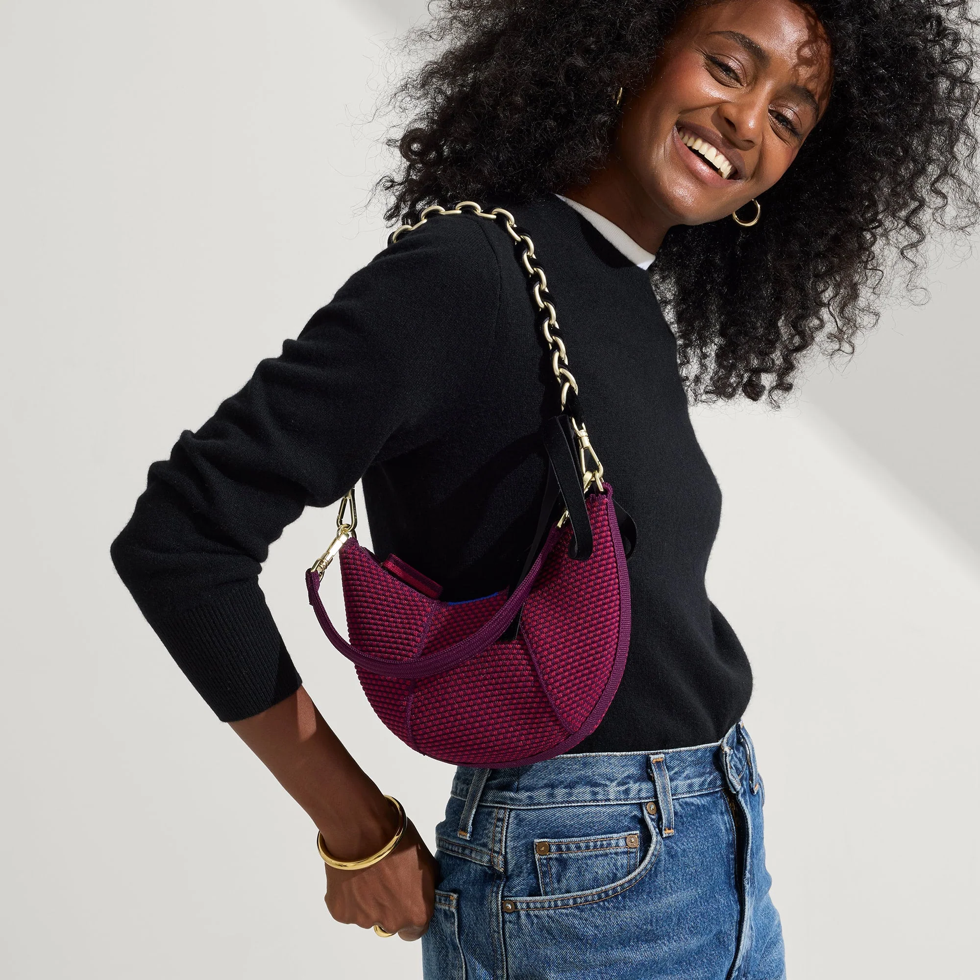 The Shoulder Strap - Velvet Black Chain - Image 5