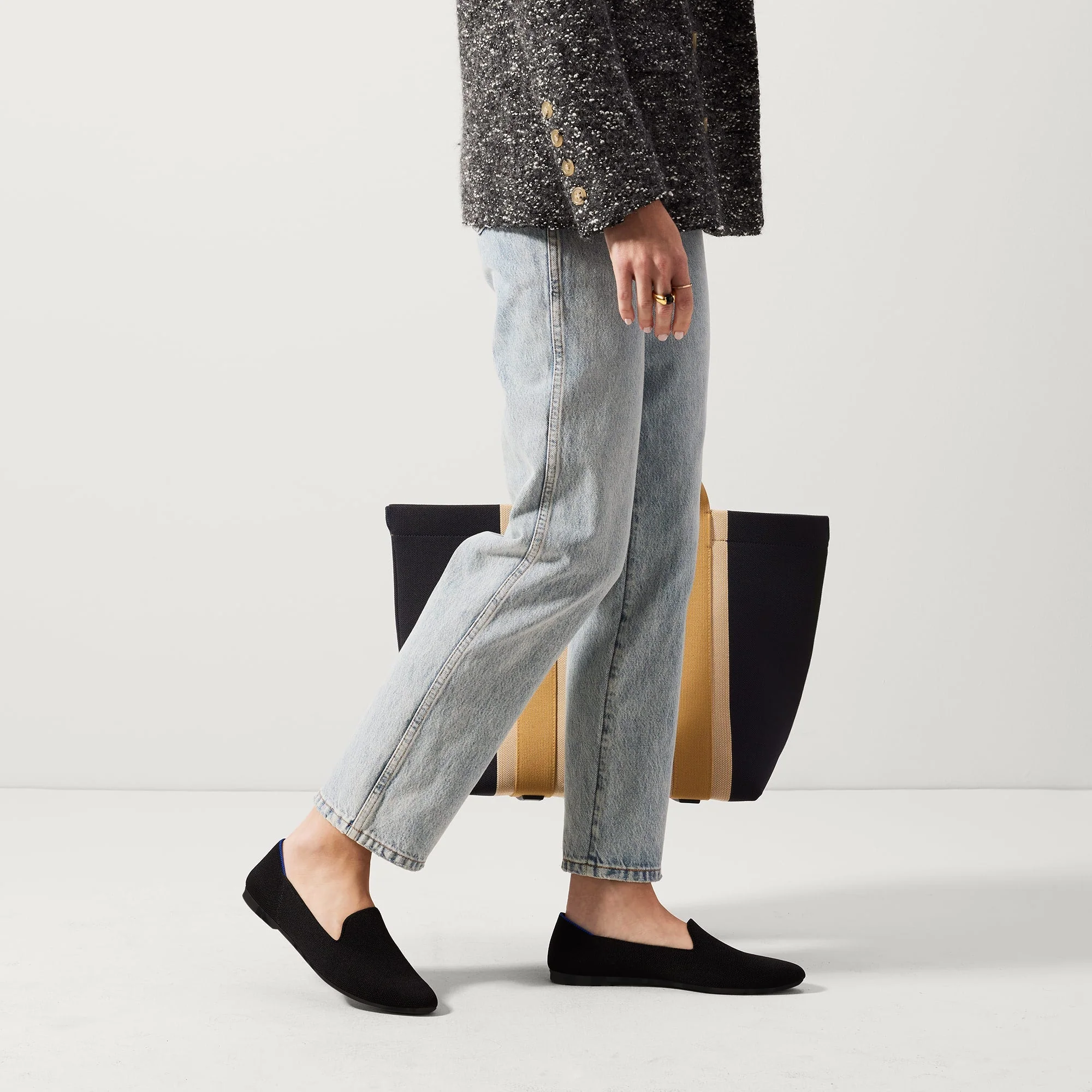 The Almond Loafer - Black - Image 3