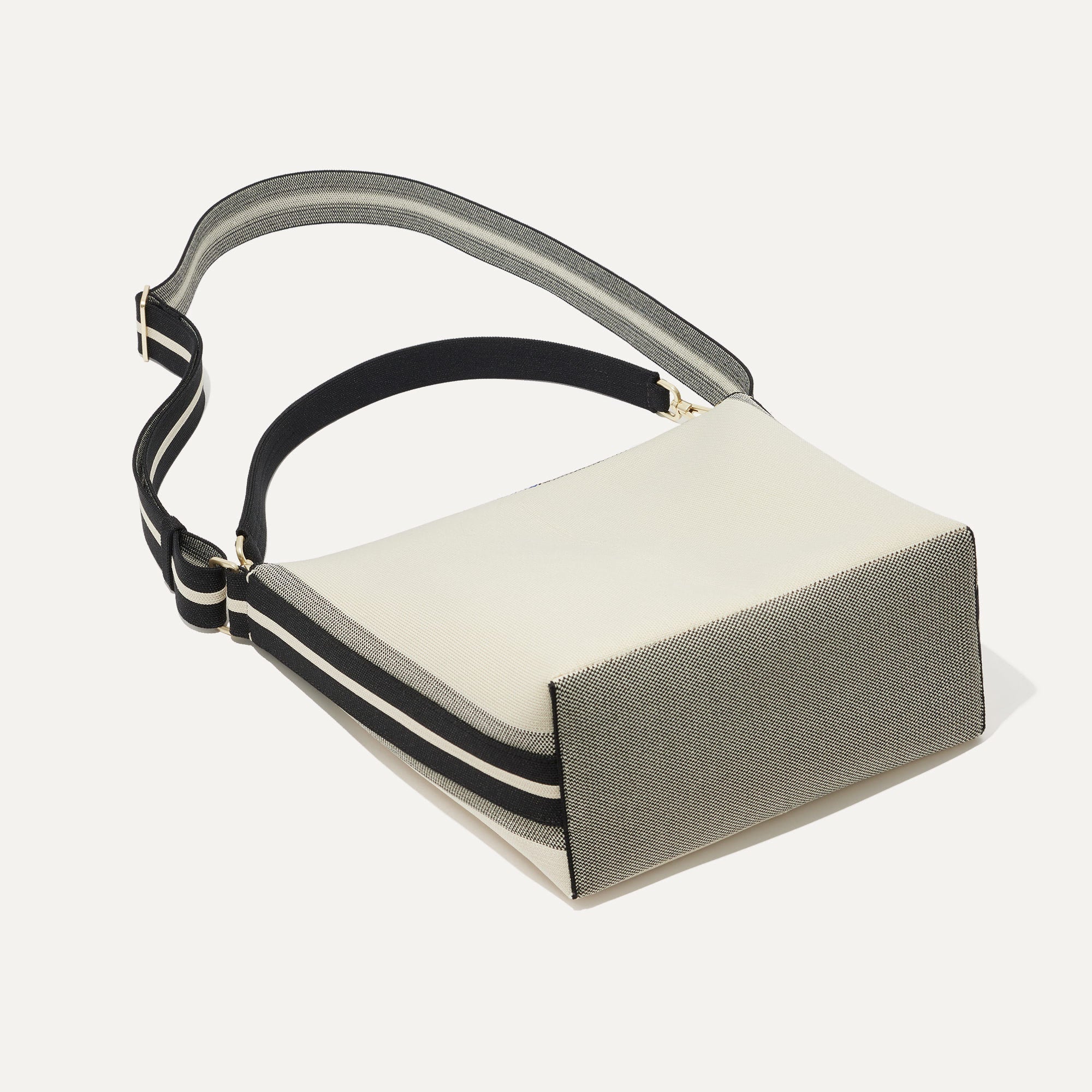The Mini Zip Bucket - Ivory and Black - Image 6