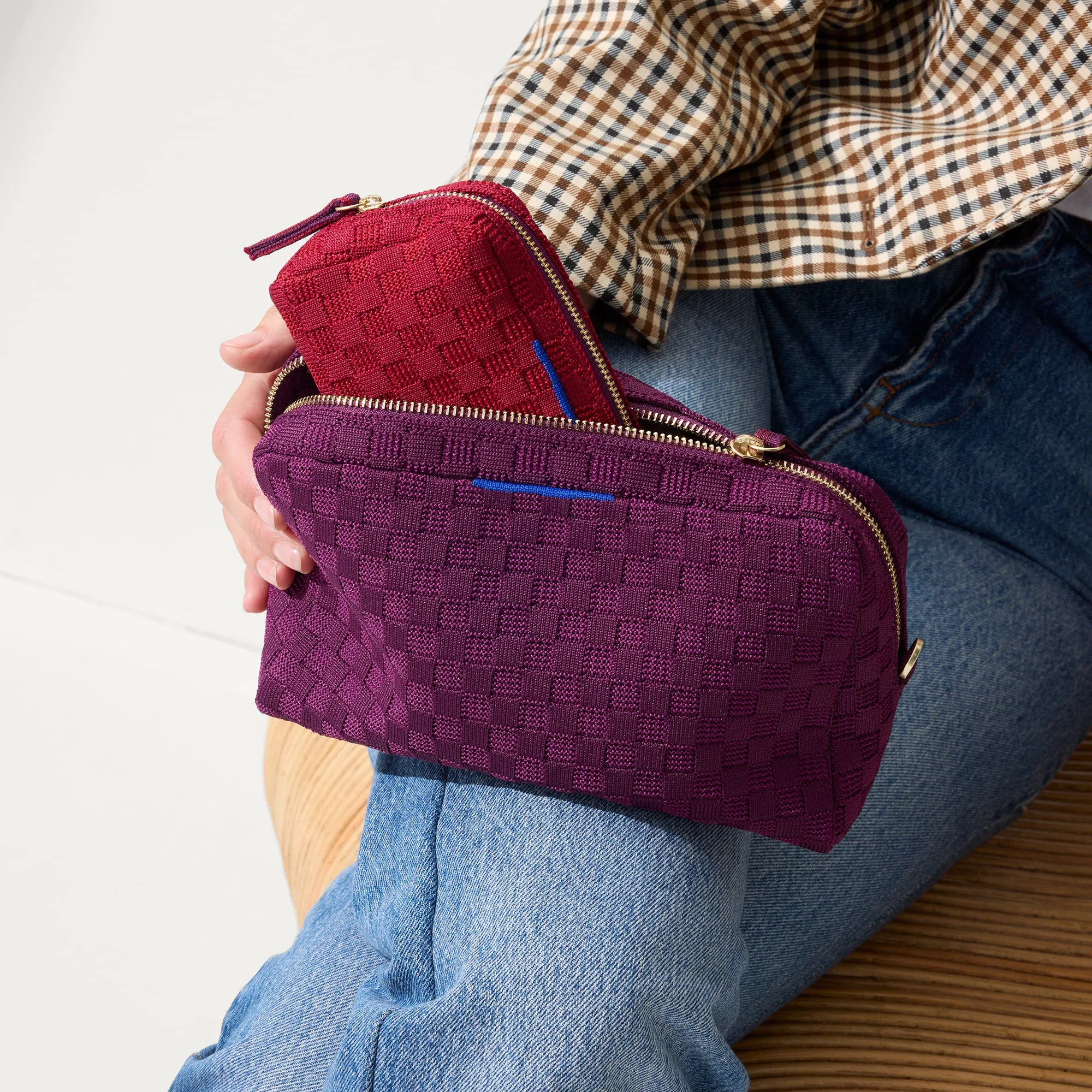 The Universal Pouch Set - Cranberry Plum - Image 3