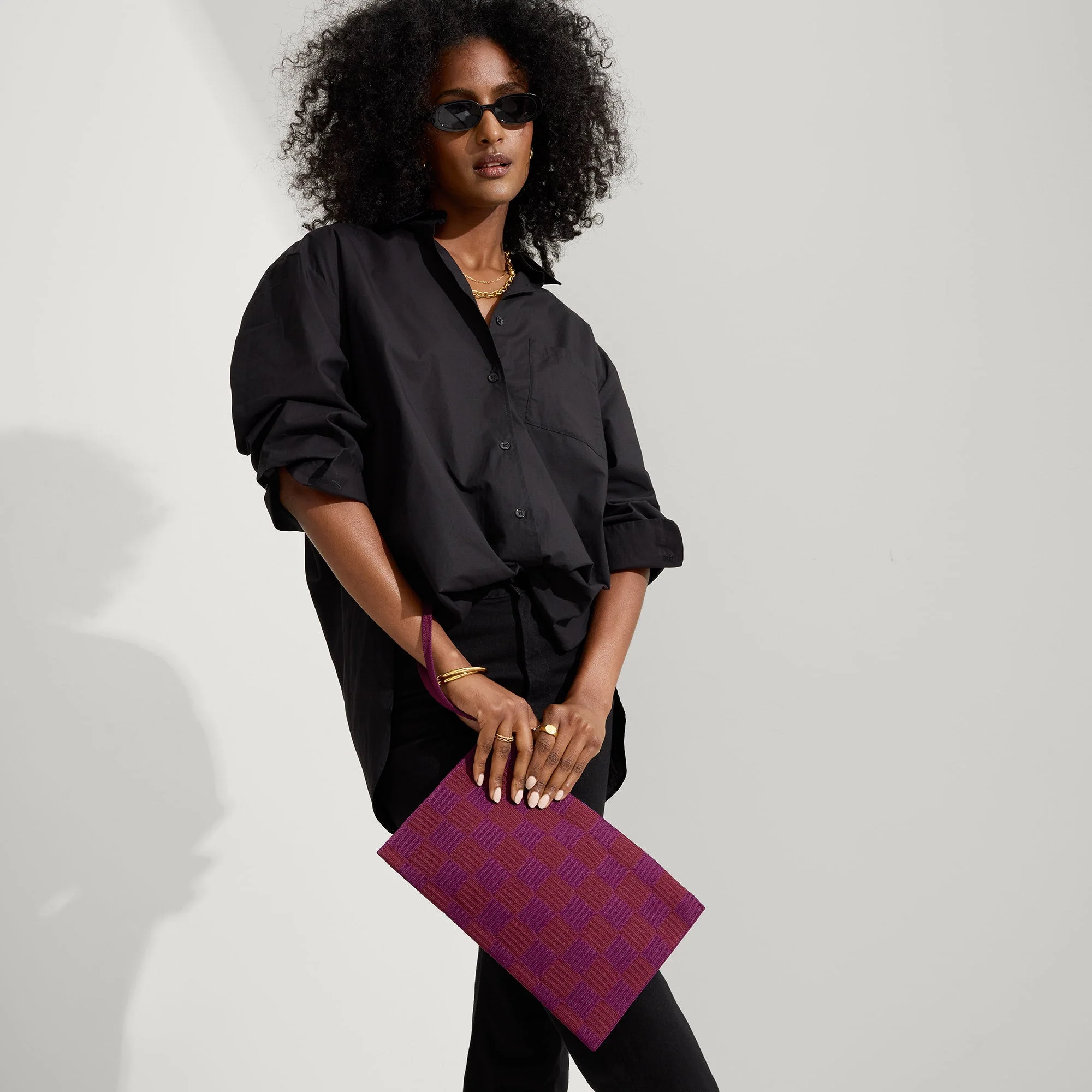 The Wristlet - Checker Plum - Image 4