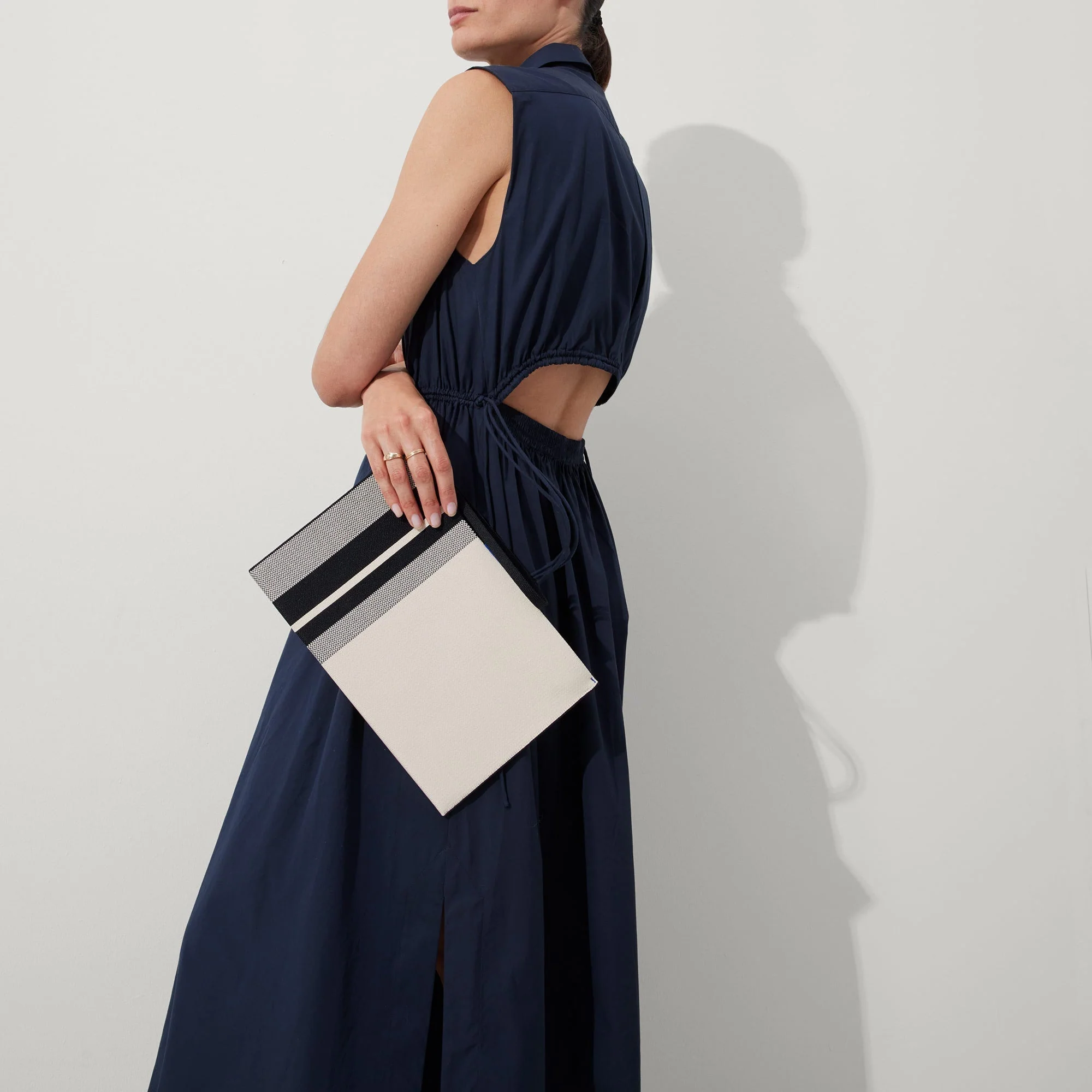 The Wristlet - Ivory Rugby Stripe - Image 3