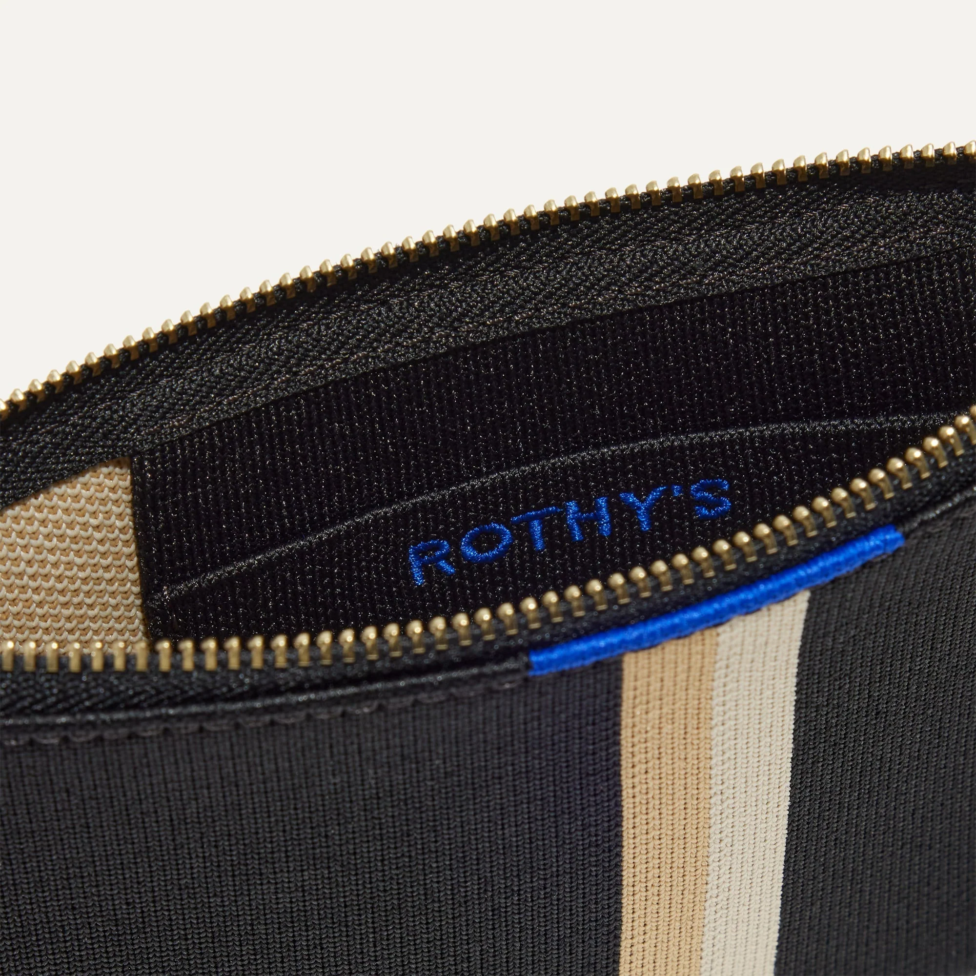 The Wallet Wristlet - Black Portobello Stripe - Image 5