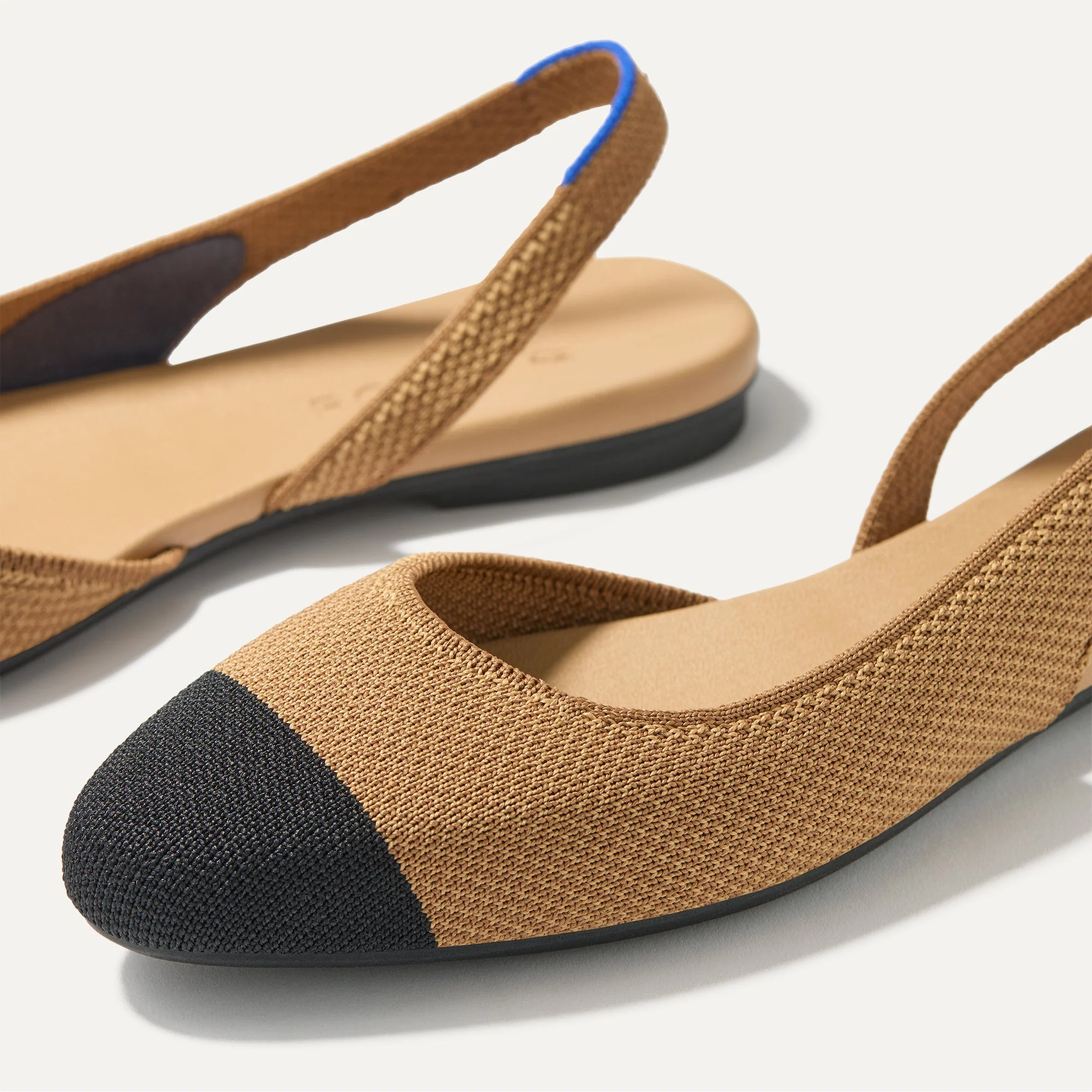 The Almond Slingback - Tawny Captoe - Image 5