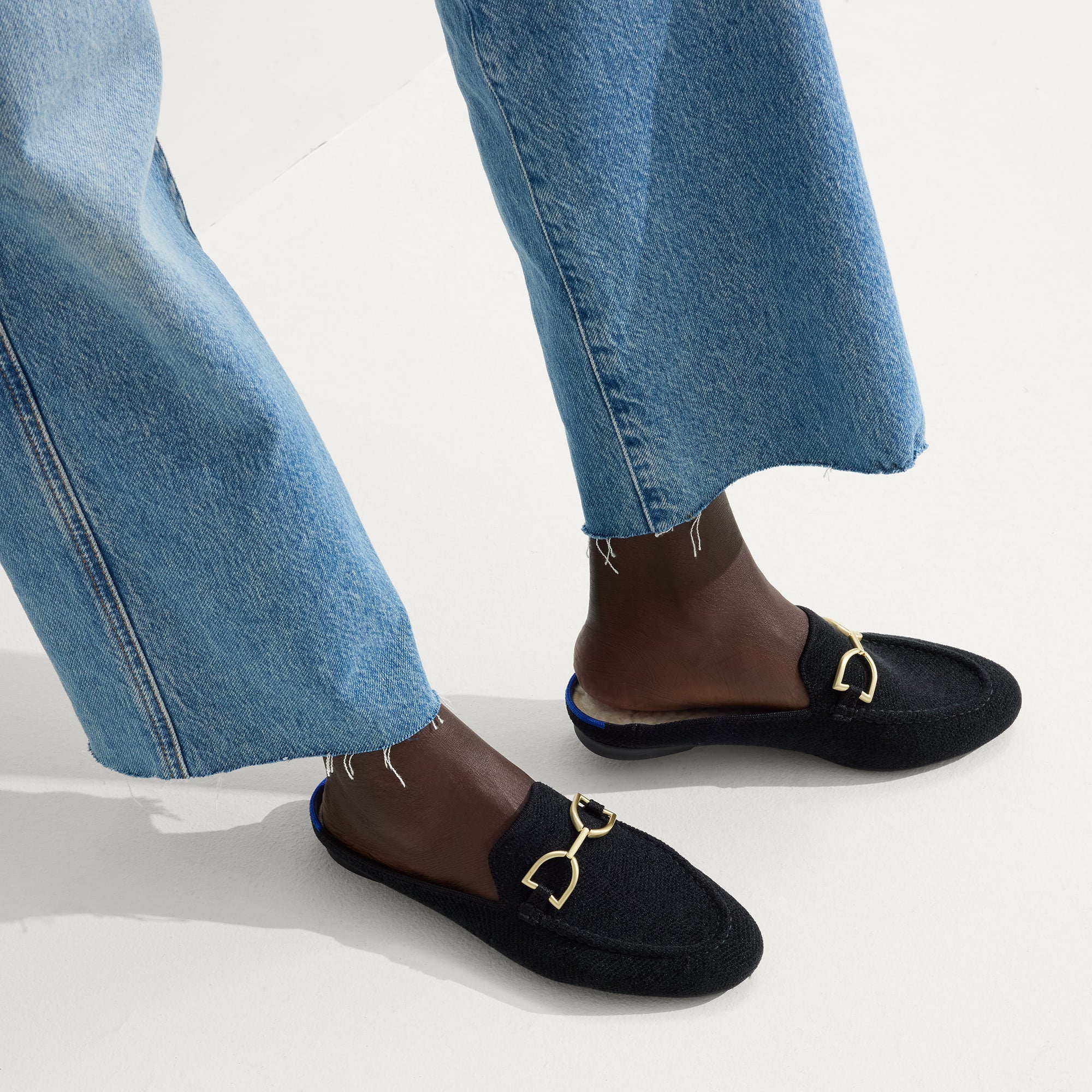 The ReVelvet™ Cozy Bit Loafer Mule - ReVelvet™ Black - Image 3