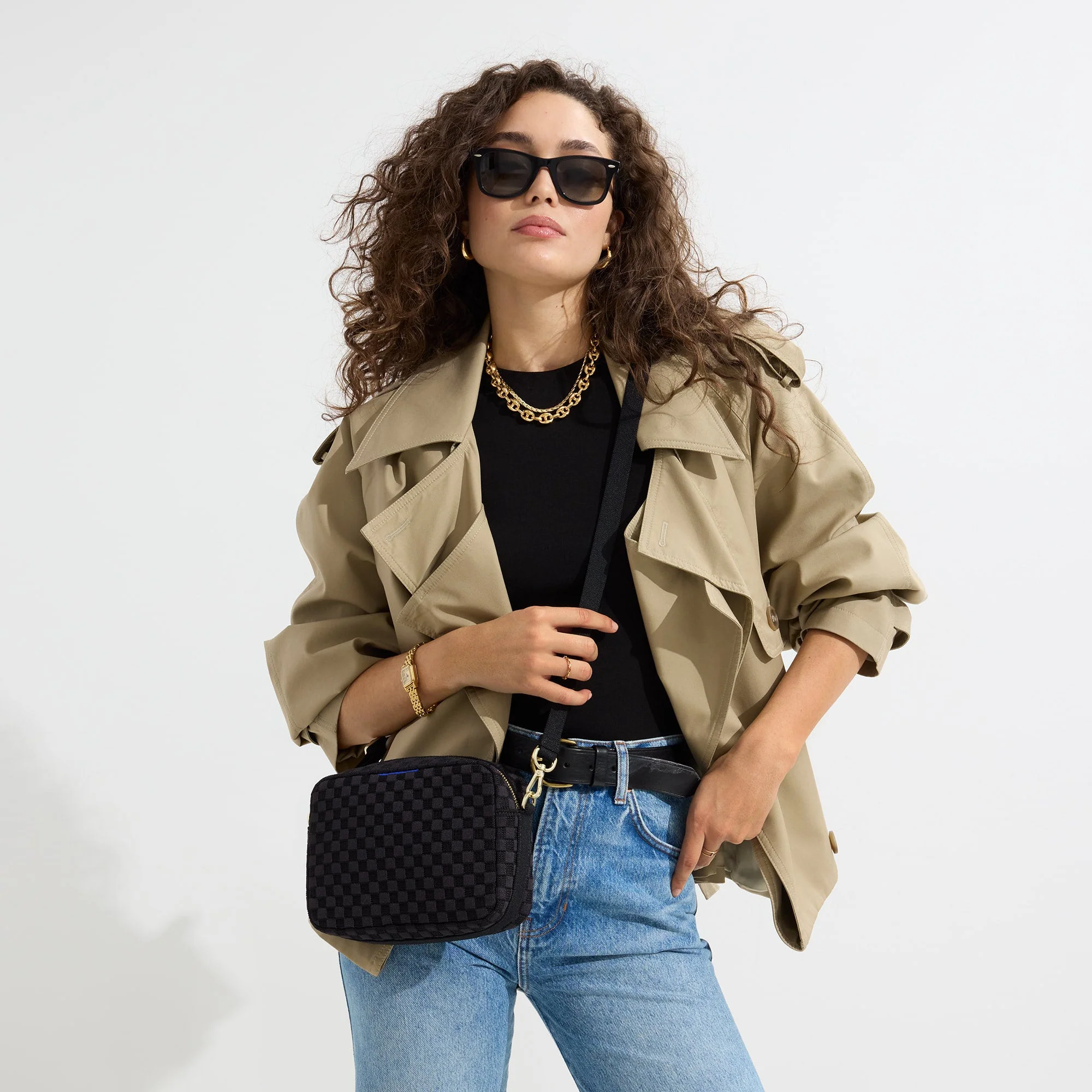 The Crossbody Camera Bag - Black Sand - Image 3