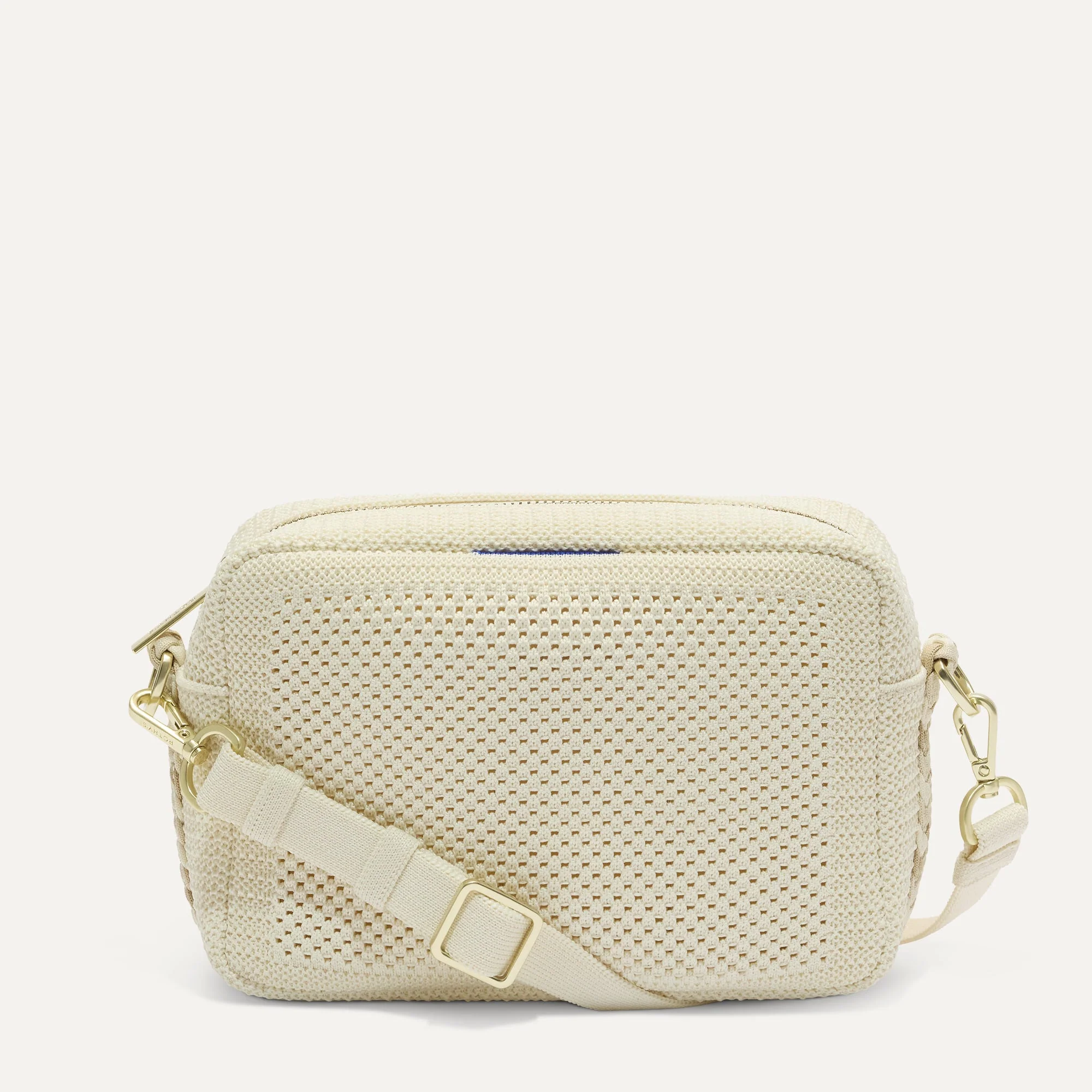 The Crossbody Camera Bag - Cream Twist Open-Knit - Image 2