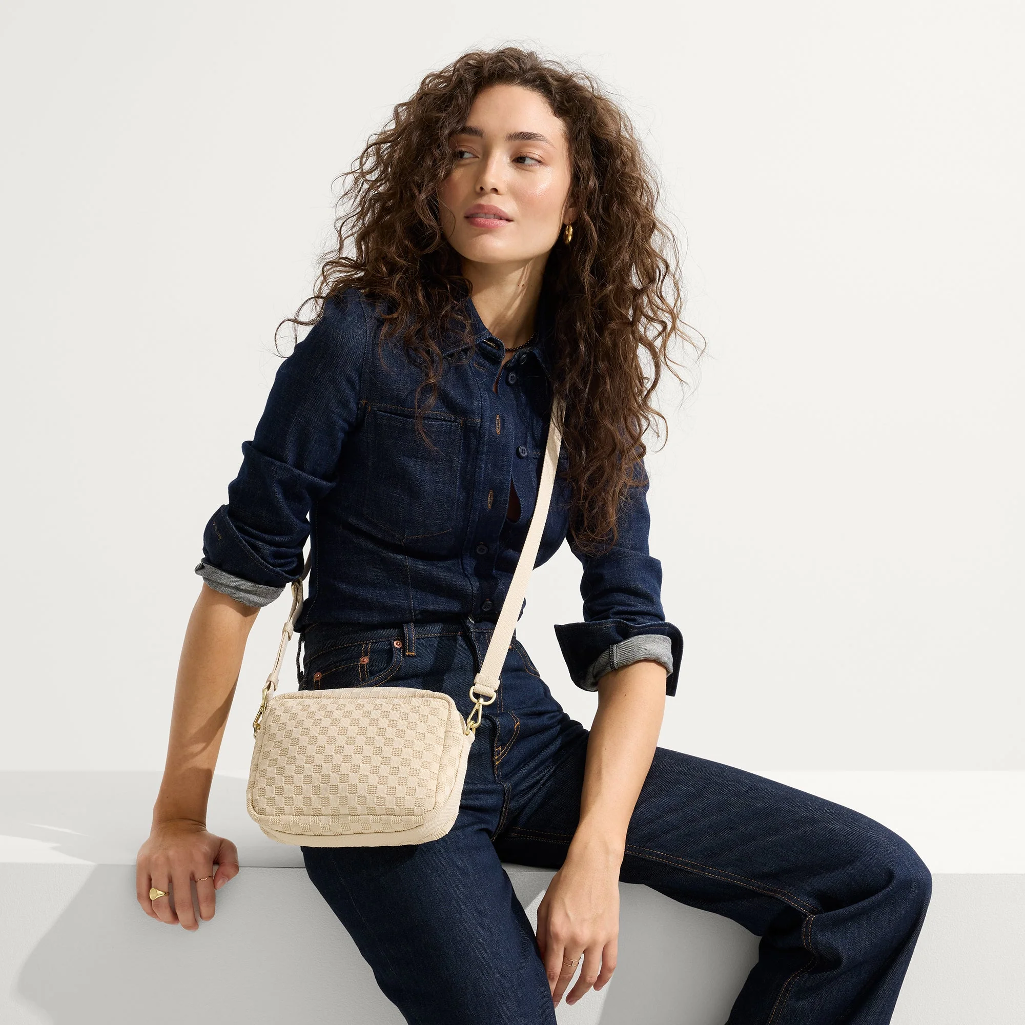The Crossbody Camera Bag - Sesame - Image 3
