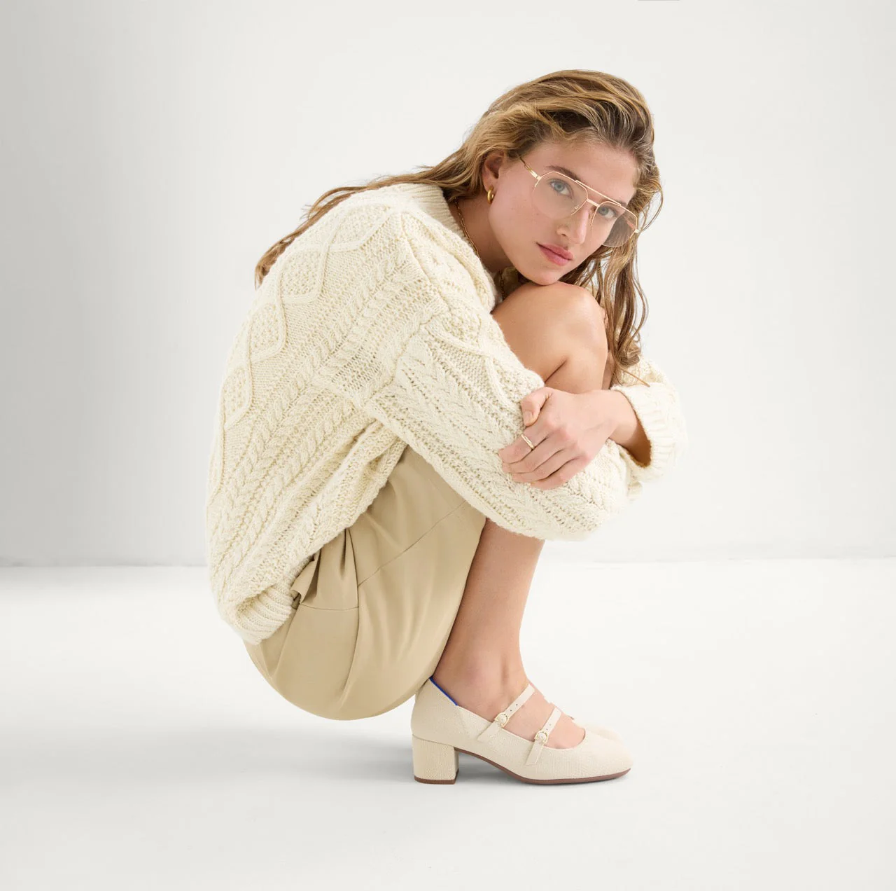 The Double Buckle Mary Jane Heel - Conch - Image 3