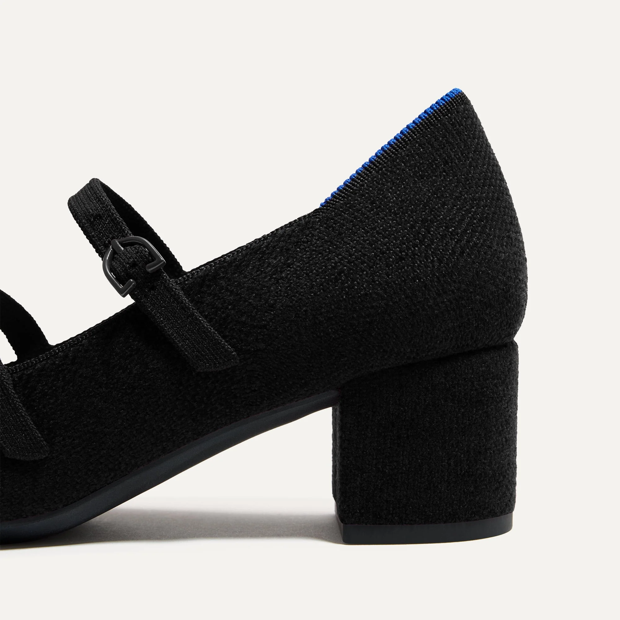 The ReVelvet™ Double Buckle Mary Jane Heel - ReVelvet™ Black - Image 7