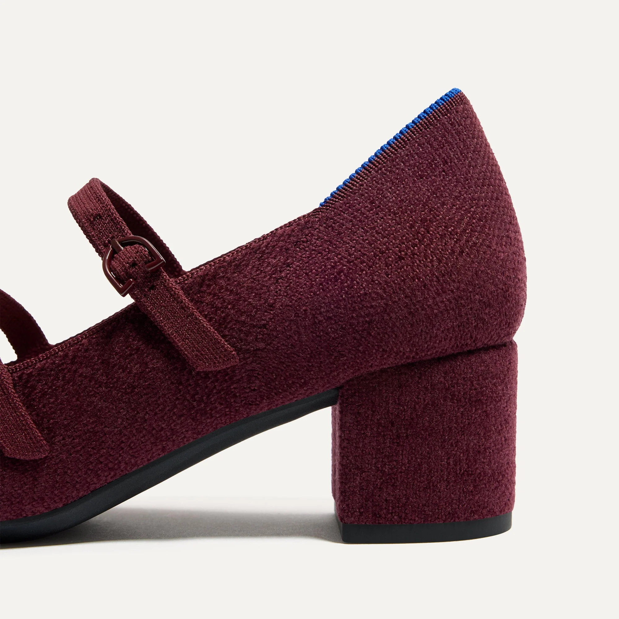 The ReVelvet™ Double Buckle Mary Jane Heel - ReVelvet™ Syrah - Image 7