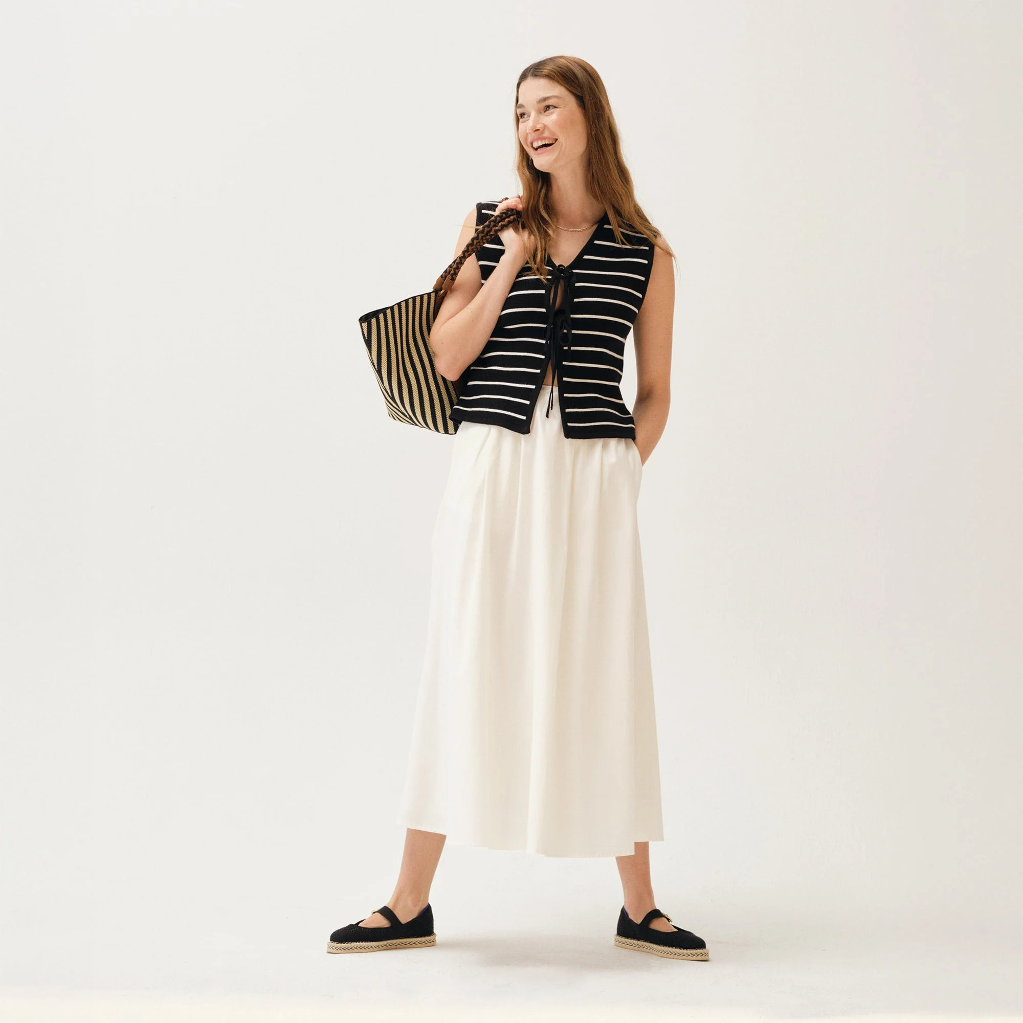 The Espadrille Mary Jane - Black - Image 3