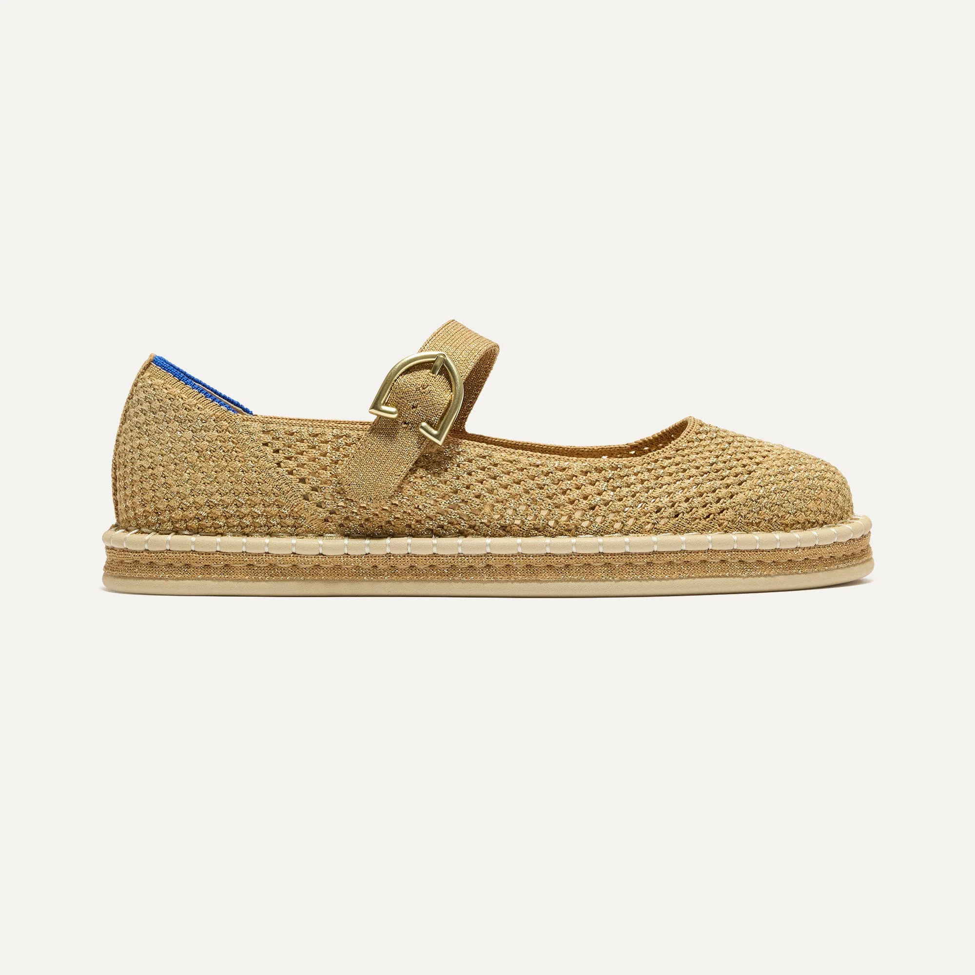 The Espadrille Mary Jane - Metallic Golden Sun - Image 6