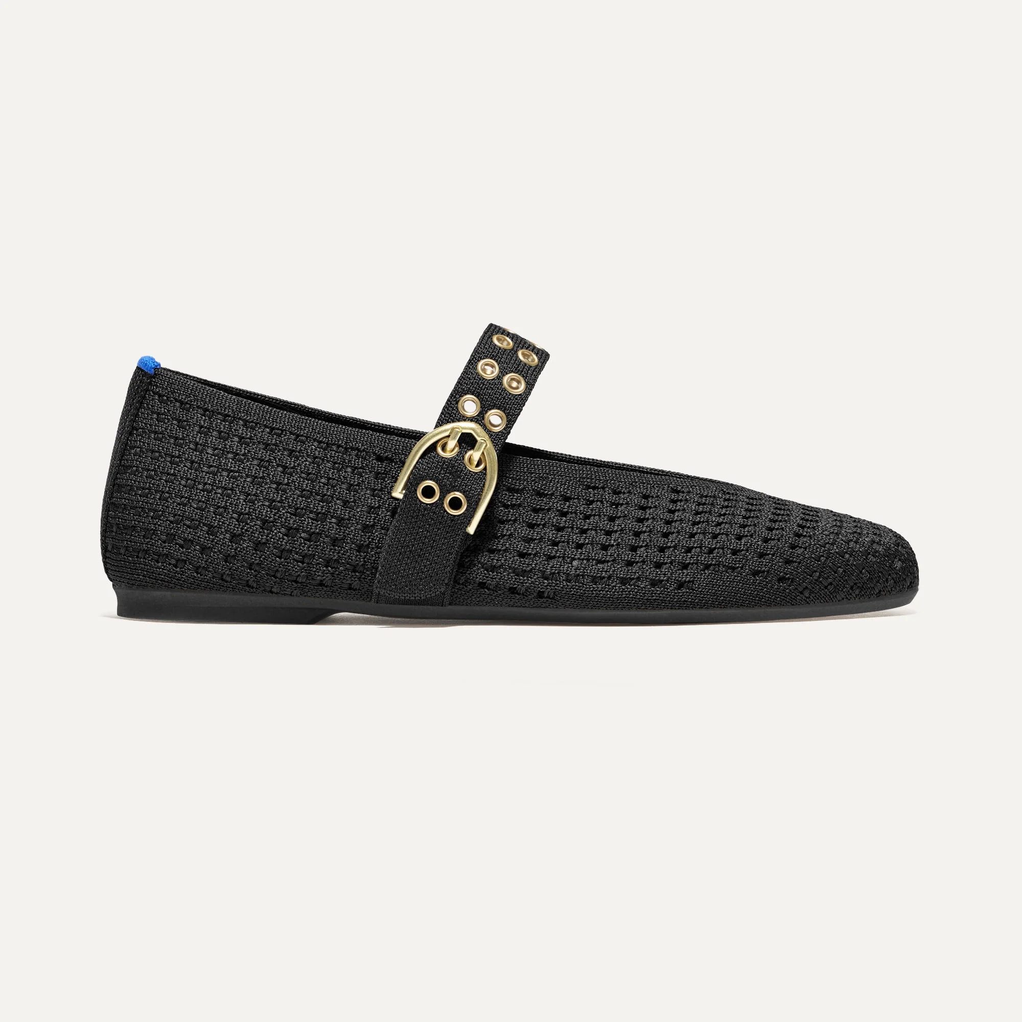 The Max Buckle Mary Jane - Black Mesh - Image 5
