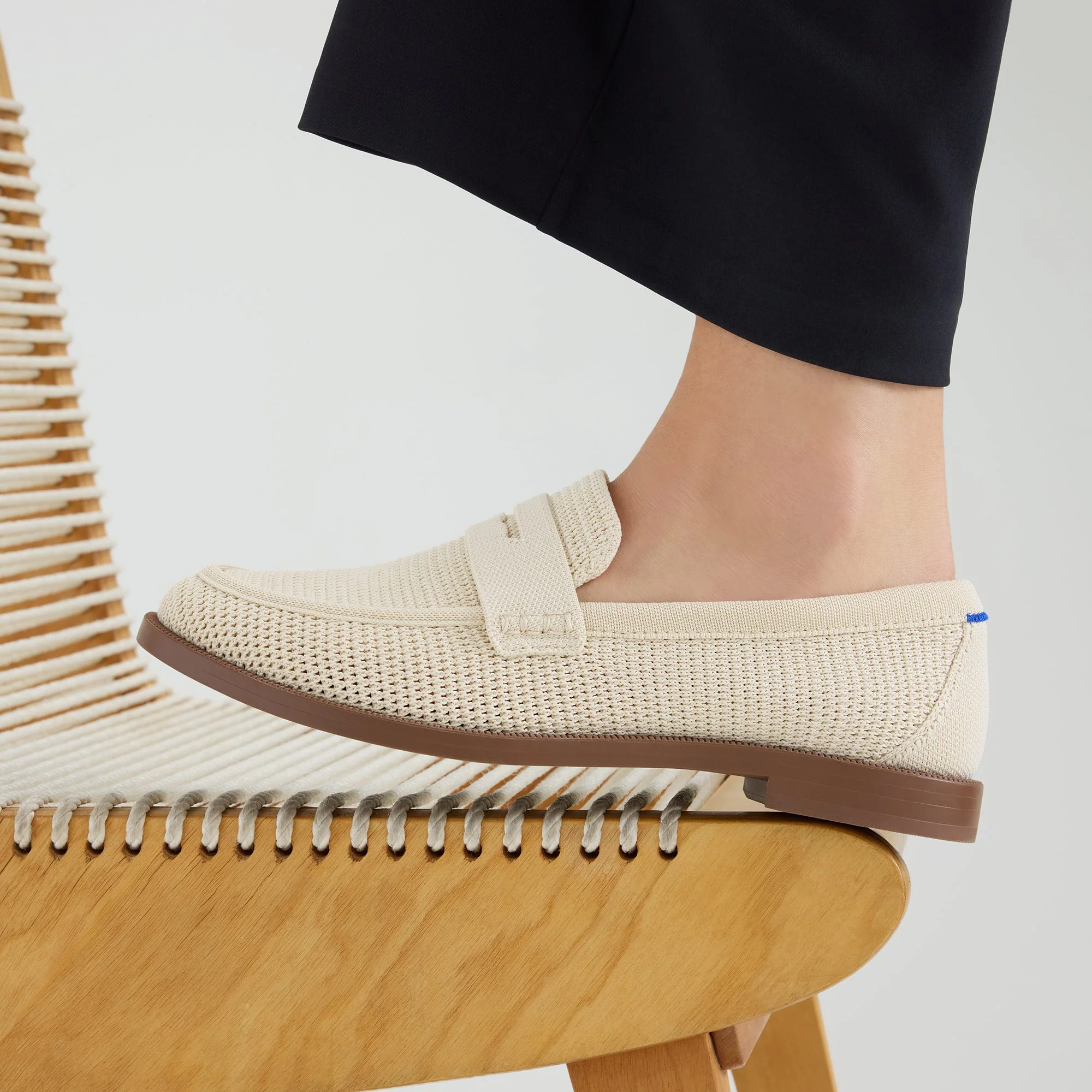 The Penny Loafer - Conch Raffia-Knit - Image 3