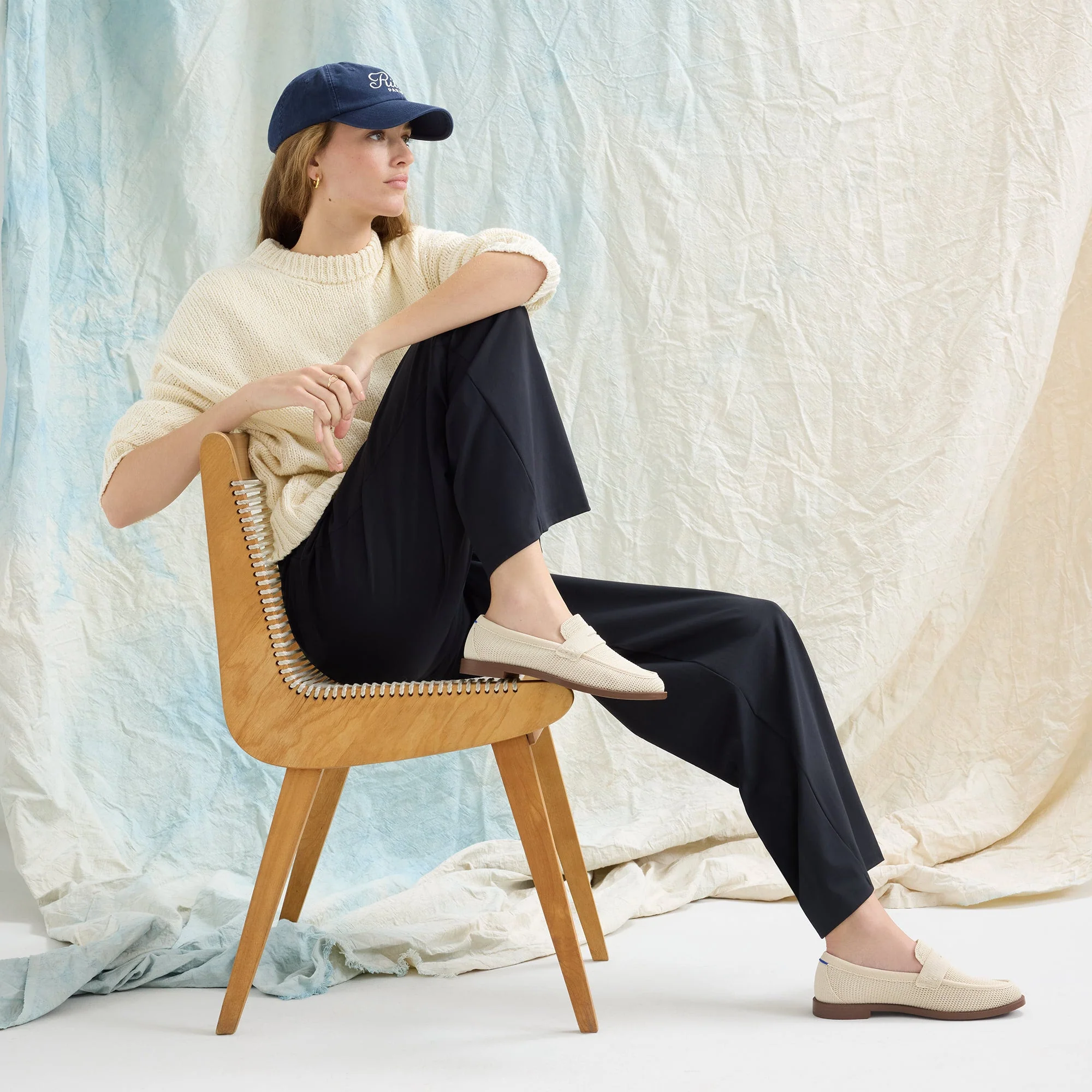 The Penny Loafer - Conch Raffia-Knit - Image 4