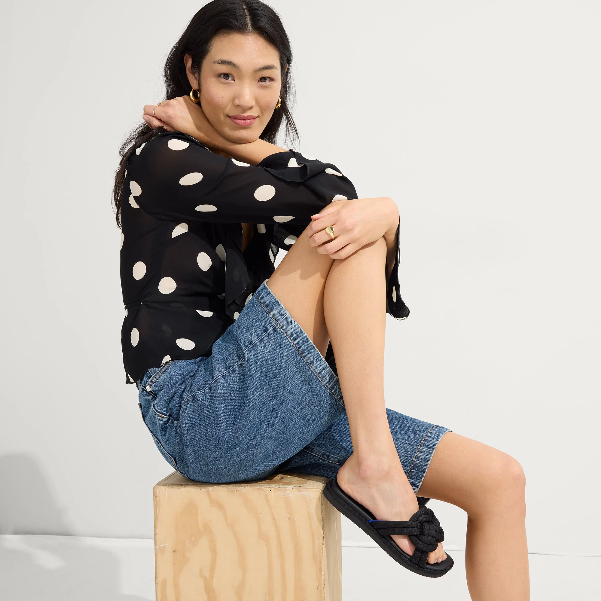 The Summer Sandal - Black - Image 4